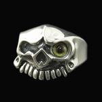 目玉スカルシルバーリング | 凛 [K800093S]