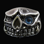 目玉スカルブラックシルバーリング | 達磨獅子 [K800043SR]