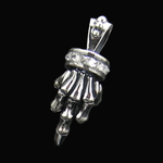 スカルハンドファックペンダント | The Finger [K800353S]