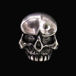 スカルブラックシルバーペンダント | スカルマスク [K800133SR]